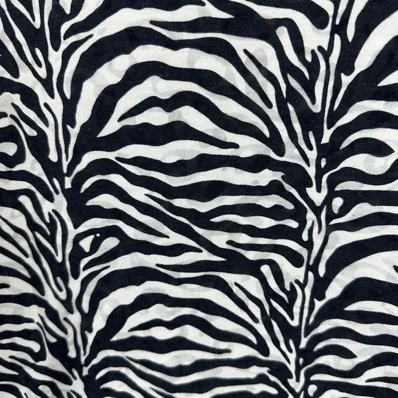 CJ Banks Womens Pullover Tank Zebra Sleeveless Top Plus Size 2X - Picture 4 of 11